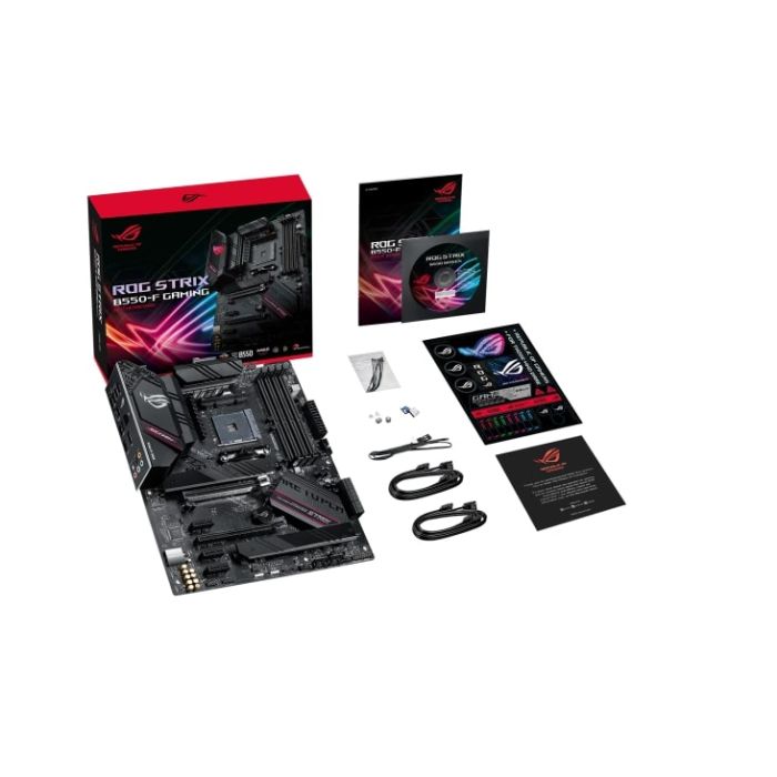 Материнcкая плата ASUS ROG STRIX B550-F GAMING sAM4 B550 4xDDR4 M.2 HDMI DP ATX