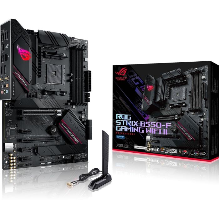 ASUS Motherboard ROG STRIX B550-F GAMING WIFI II sAM4 B550 4xDDR4 M.2 HDMI DP WiFi BT ATX
