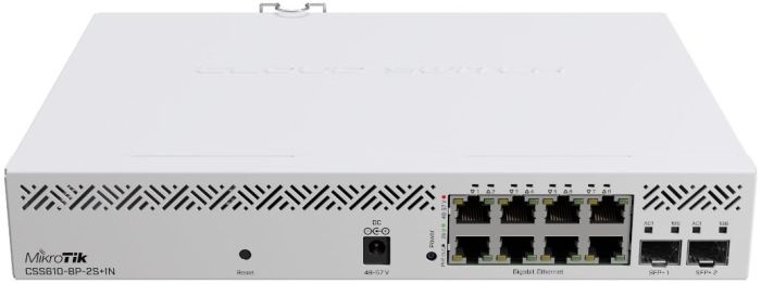 Комутатор MikroTik Cloud Smart Switch MikroTiK CSS610-8P-2S+IN