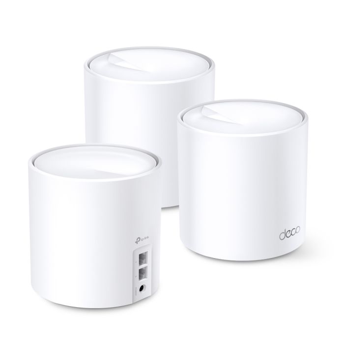 Система WiFi-Mesh TP-LINK Deco X60 AX3000, 1xGE LAN, 1xGE WAN, 3 мод