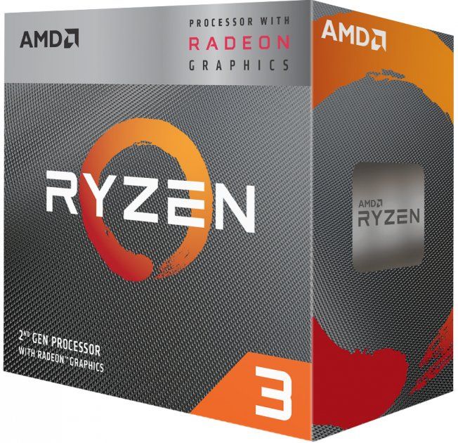 AMD CPU Ryzen 3 3200G 4C/4T 3.6/4.0GHz Boost 4Mb Radeon Vega 8 GPU Picasso AM4 65W Box