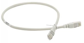 Патч-корд Legrand CAT 5e F-UTP, 0.5м, AWG 26, PVC, сірий