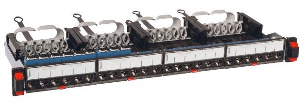 Патч-панель Legrand САТ 6 FTP, 19", 1U, 24 порта, LSC2, собранная