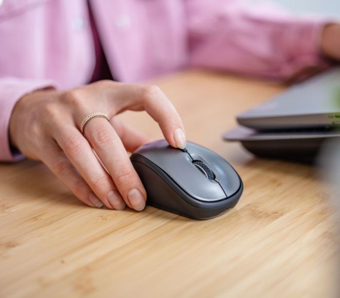 Мышь Trust Yvi+ Silent ECO, WL, Чорний