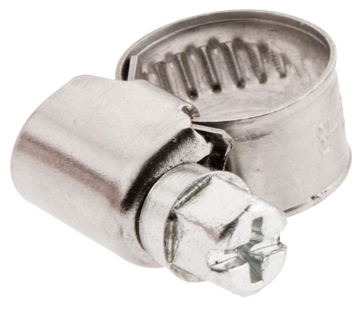 Хомут червячный TOPEX, 8-12мм, ширина 9мм, тип W2