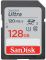Карта памяти SanDisk SD  128GB C10 UHS-I R140MB/s Ultra
