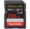 Карта памяти SanDisk SD  256GB C10 UHS-I U3 R200/W140MB/s Extreme Pro V30
