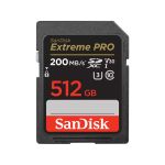 Карта памяти SanDisk SD  512GB C10 UHS-I U3 R200/W140MB/s Extreme Pro V30