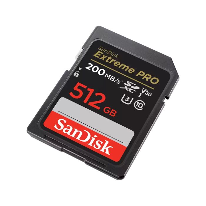 Карта памяти SanDisk SD  512GB C10 UHS-I U3 R200/W140MB/s Extreme Pro V30