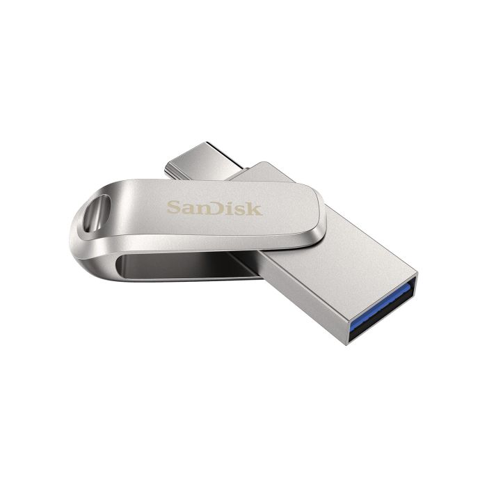 SanDisk   32GB USB 3.1 Type-A + Type-C Dual Drive Luxe Silver