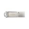 SanDisk  128GB USB 3.1 Type-A + Type-C Dual Drive Luxe Silver