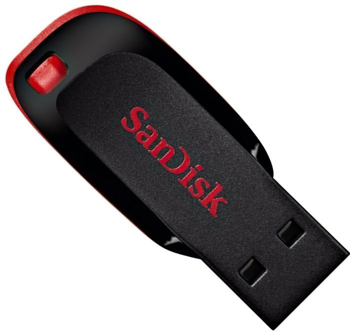 SanDisk   32GB USB 2.0 Type-A Cruzer Blade Black