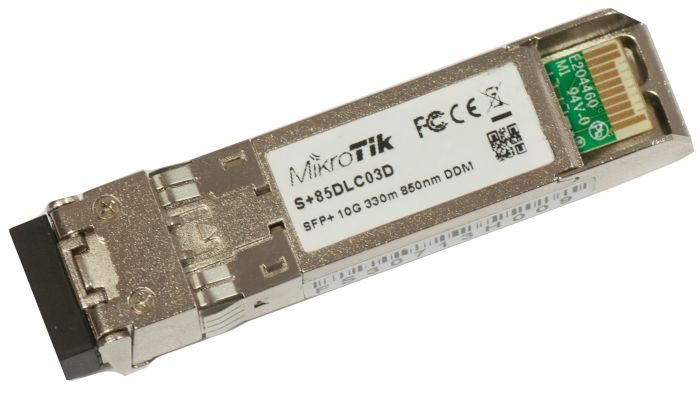 Tranceiver MikroTik  SFP+, 1x10GBaseSR, MM, 300m, LC MikroTiK S+85DLC03D