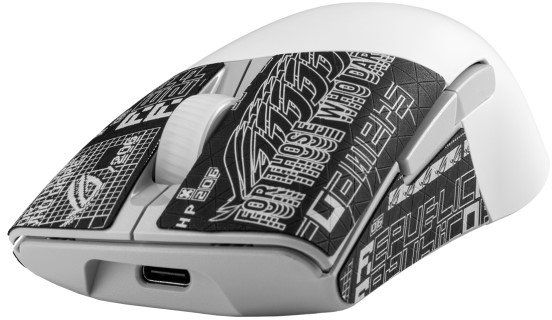 Миша ASUS ROG Keris AimPoint, RGB, USB-A/WL/BT, білий