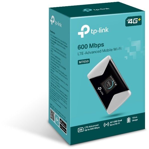Мобільний Маршрутизатор TP-LINK  N600, 4G/LTE , 3000мА*год TP-Link M7650