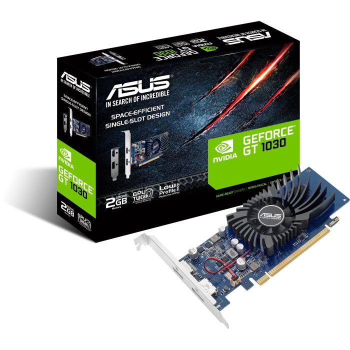 Видеокарта ASUS GeForce GT 1030 2GB GDDR5 low profile GT1030-2G-BRK