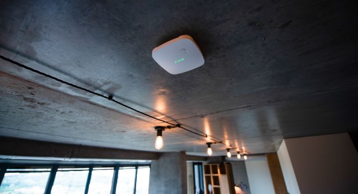 Датчик дыма и угарного газа Ajax FireProtect Plus, Jeweler, беспроводной, белый