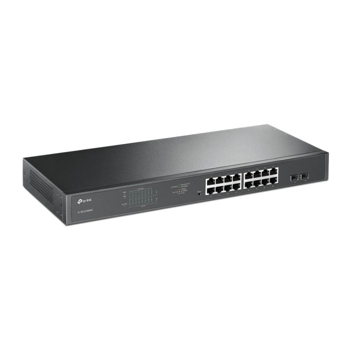 Комутатор TP-LINK  16xGE (16xPoE), 2xSFP, 192Вт, WebSmart TP-Link TL-SG1218MPE