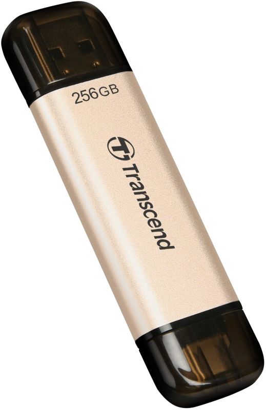 Накопитель Transcend 256GB USB 3.2 Type-A + Type-C JetFlash 930 R420/W400MB/s Чёрный