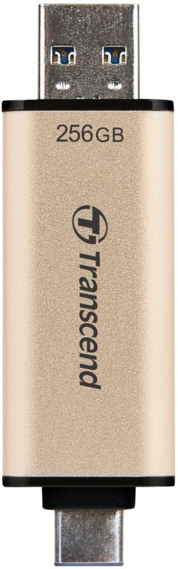 Накопитель Transcend 256GB USB 3.2 Type-A + Type-C JetFlash 930 R420/W400MB/s Чёрный