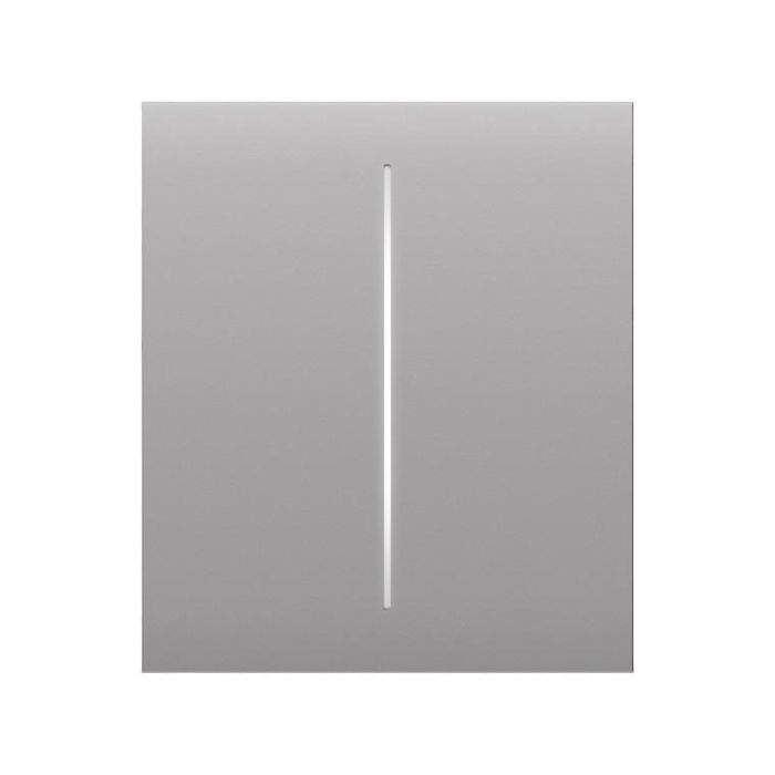 Кнопка центральна для двоклавішного вимикача Ajax CenterButton 2-gang for LightSwitch, Jeweler, бездротовий, fog