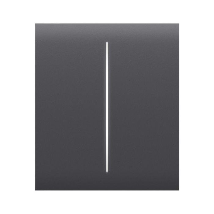 Кнопка центральная для двухклавишного выключателя Ajax CenterButton 2-gang for LightSwitch, Jeweler, беспроводной, graphite