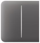 Кнопка бічна для двоклавішного вимикача Ajax SideButton 2-gang for LightSwitch ,Jeweler,бездротовий, grey