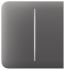 Кнопка бічна для двоклавішного вимикача Ajax SideButton 2-gang for LightSwitch ,Jeweler,бездротовий, grey