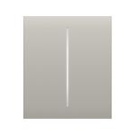 Кнопка центральна для двоклавішного вимикача Ajax CenterButton 2-gang for LightSwitch, Jeweler, бездротовий, oyster