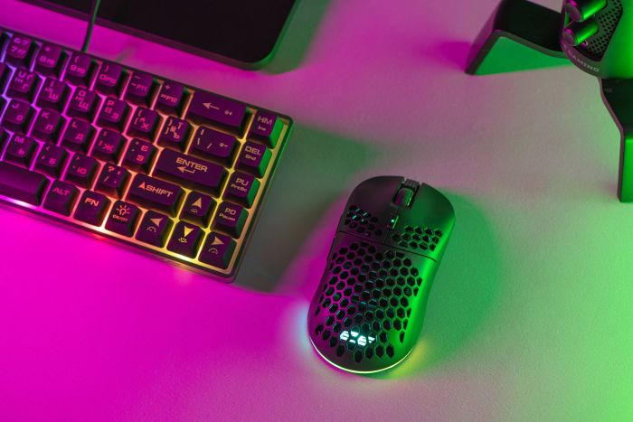 Мышь 2E GAMING HyperDrive Pro WL, RGB, USB-A/WL, чёрный