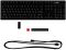HyperX mechanical keyboard Alloy Origins PBT 104key, AqUK, USB-A, EN/UA, RGB, black