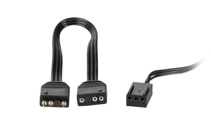 2E GAMING Case Fan F120OI-ARGB, 120mm, 1200rpm, 3pin, 3pin +5VARGB, 25.3dBa, black