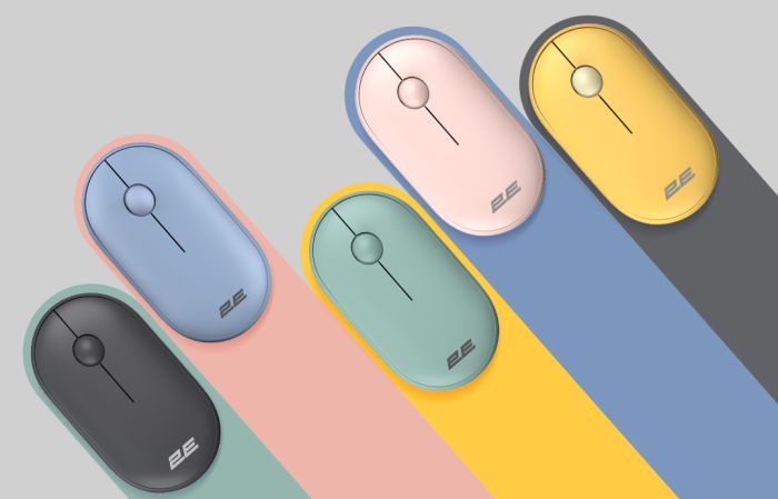 Mouse 2E MF300 Silent, WL/BT, graphite-black