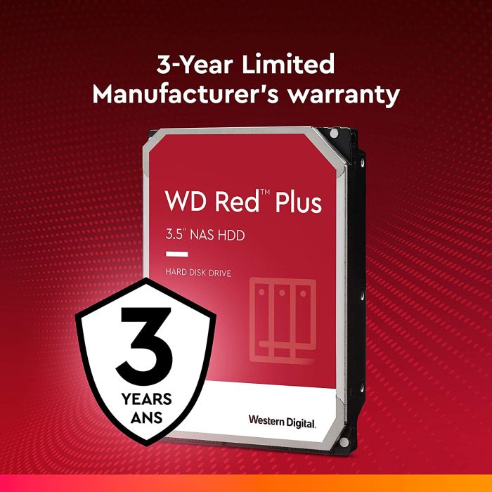 Жесткий диск WD  6TB 3.5" 5400 256MB SATA Red Plus NAS