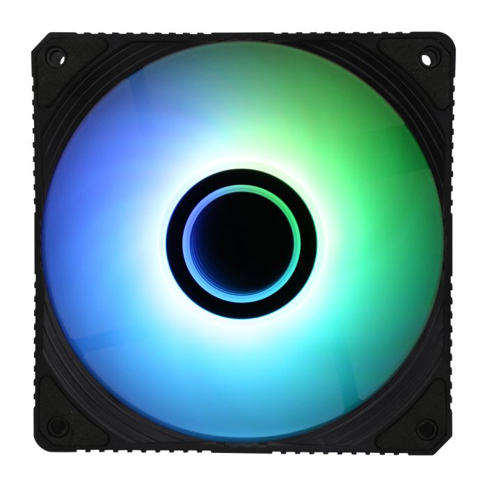 Корпусний вентилятор 2E GAMING Air Cool Infinity ACF120IW-ARGB, 120мм, 1200rpm, 3pin, 3pin +5VARGB, 23dBa, чорний