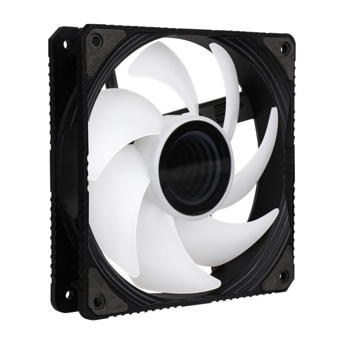 Корпусний вентилятор 2E GAMING Air Cool Infinity ACF120IW-ARGB, 120мм, 1200rpm, 3pin, 3pin +5VARGB, 23dBa, чорний