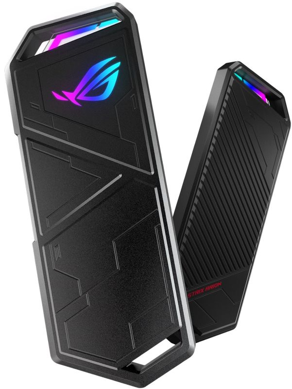 Портативний корпус ASUS для SSD ROG STRIX ARION ESD-S1C/BLK/G/AS PCIe NVMe M.2 2230/2242/2260/2280 USB Type-C 3.2 Gen 2x1