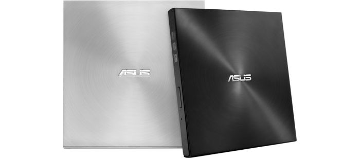 ASUS ODD portable ZenDrive SDRW-08U7M-U DVD+-R/RW burner M-DISC USB2.0 Slim silver Retail Box Slim
