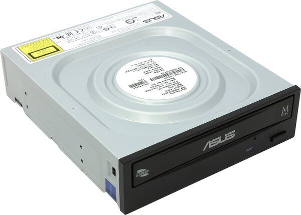 ASUS ODD internal X Multi DRW-24D5MT DVD+-R/RW burner M-DISC SATA black Bulk
