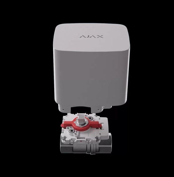 Умный шаровой кран Ajax WaterStop 3/4" Jeweler, беспроводной, белый