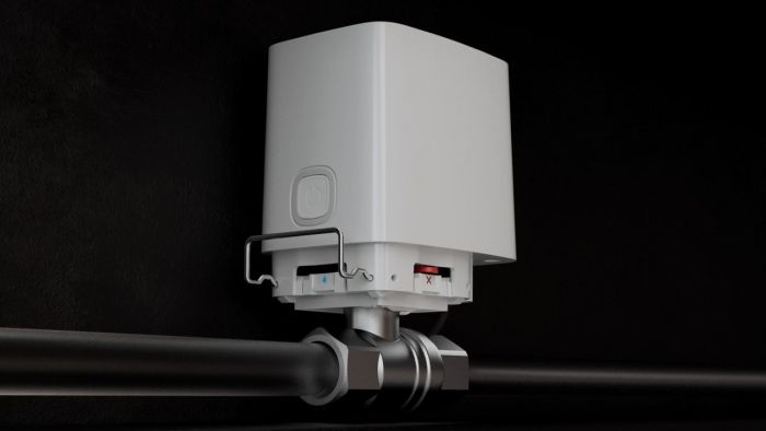 Умный шаровой кран Ajax WaterStop 1" Jeweler, беспроводной, белый