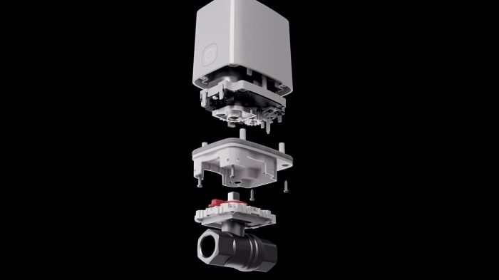 Умный шаровой кран Ajax WaterStop 1" Jeweler, беспроводной, белый