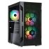 SilverStone PC case Fara FAH1MB-PRO without PSU, 1xUSB3.0, 2xUSB2.0, 3x120mm, ARGB VGA 320mm, LCS ready, TG Side Panel, mATX, black