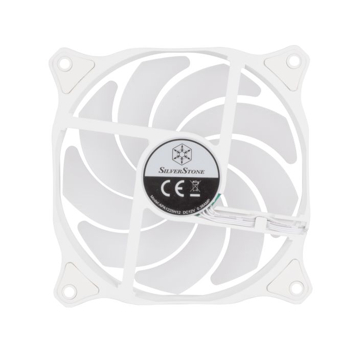 SilverStone Case Fan Air Blazer 120RW-ARGB, 120mm, 600-2200rpm, 4pin PWM, 3pin +5VARGB, 7.4-35.6dBa, W,hite