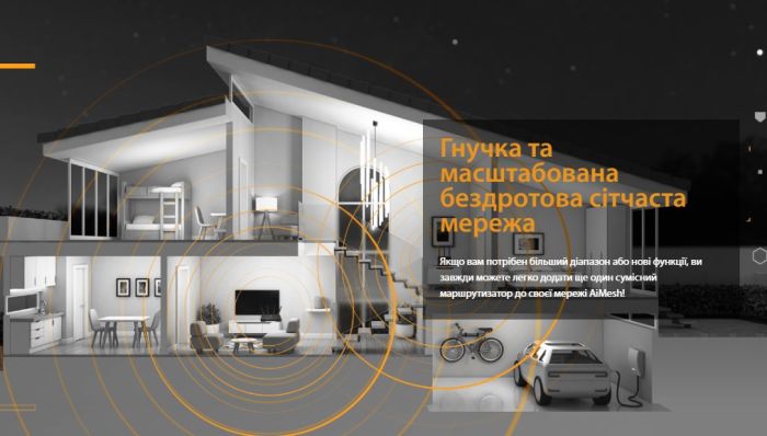 Маршрутизатор ASUS TUF-AX4200 AX4200, 4xGE LAN, 2,5xGE WAN, 1xUSB3.2, MESH