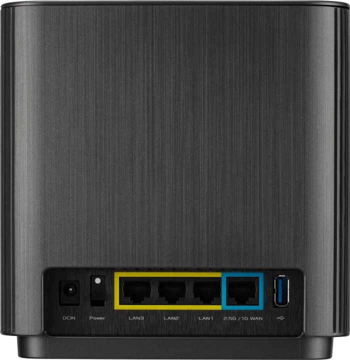 Система WiFi-Mesh ASUS ZenWiFi XT9 AX7800, 3xGE LAN, 1x2.5GE WAN, 1xUSB 3.2, 2 мод, чорний