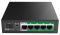 Комутатор   6xGE (4xPoE, 1xUplink, 1xSFP), 60Вт, Некерований Netis P106GC