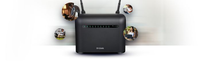 Маршрутизатор   AC1200, 4G/LTE, 4xGE LAN, 1xGE WAN, Слот для SIM-картки D-Link DWR-953V2