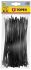 TOPEX Tie clamp, 100pcs, plastic, 3.6x200mm, black