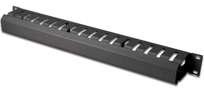 Кабельний організатор DIGITUS 19" 1U, перфорований, RAL 9005
